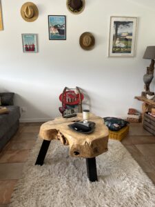 Table basse en bois d'hetre